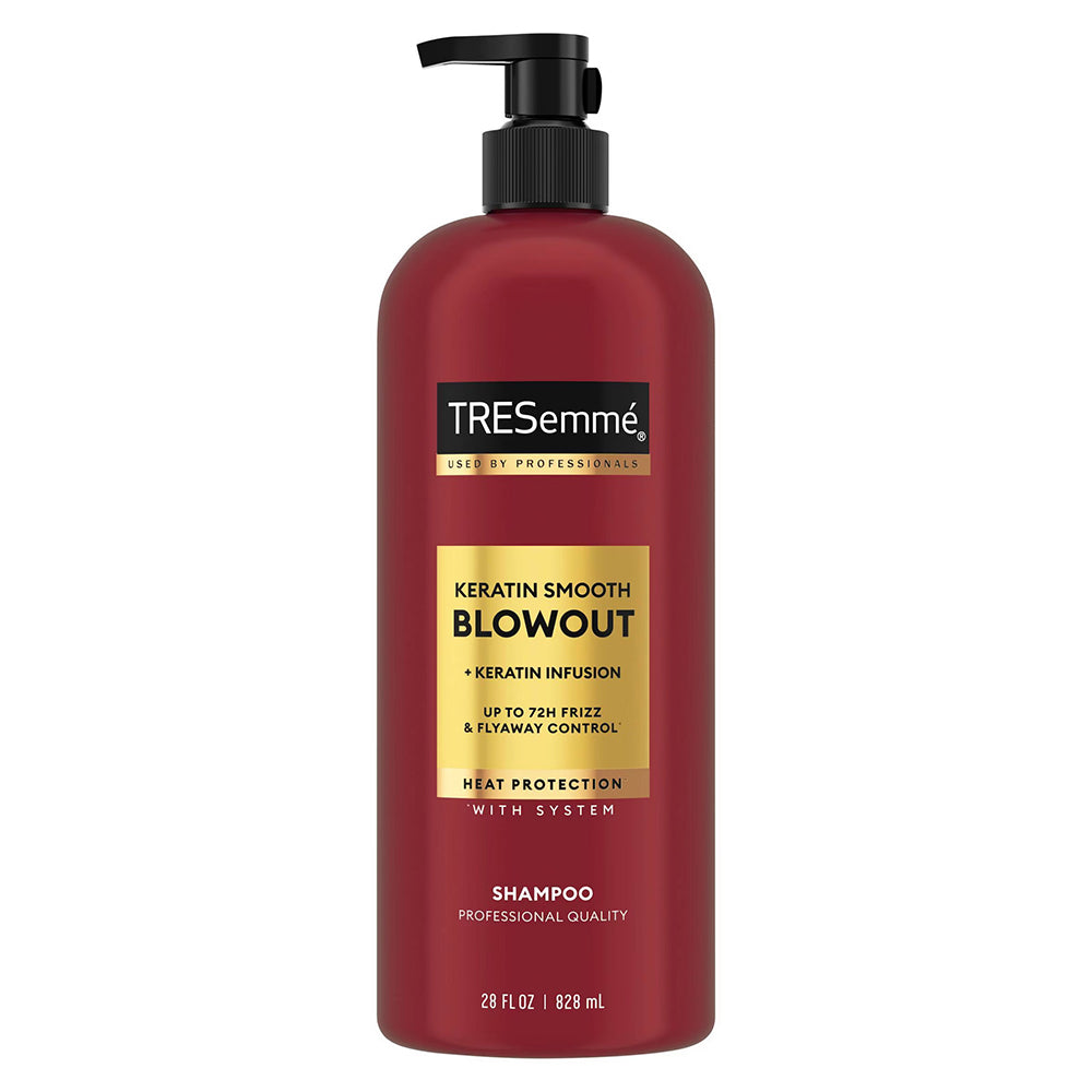 Tresemme Keratin Smooth Blowout Heat Protection Shampoo for Hair 28Oz (828ml)